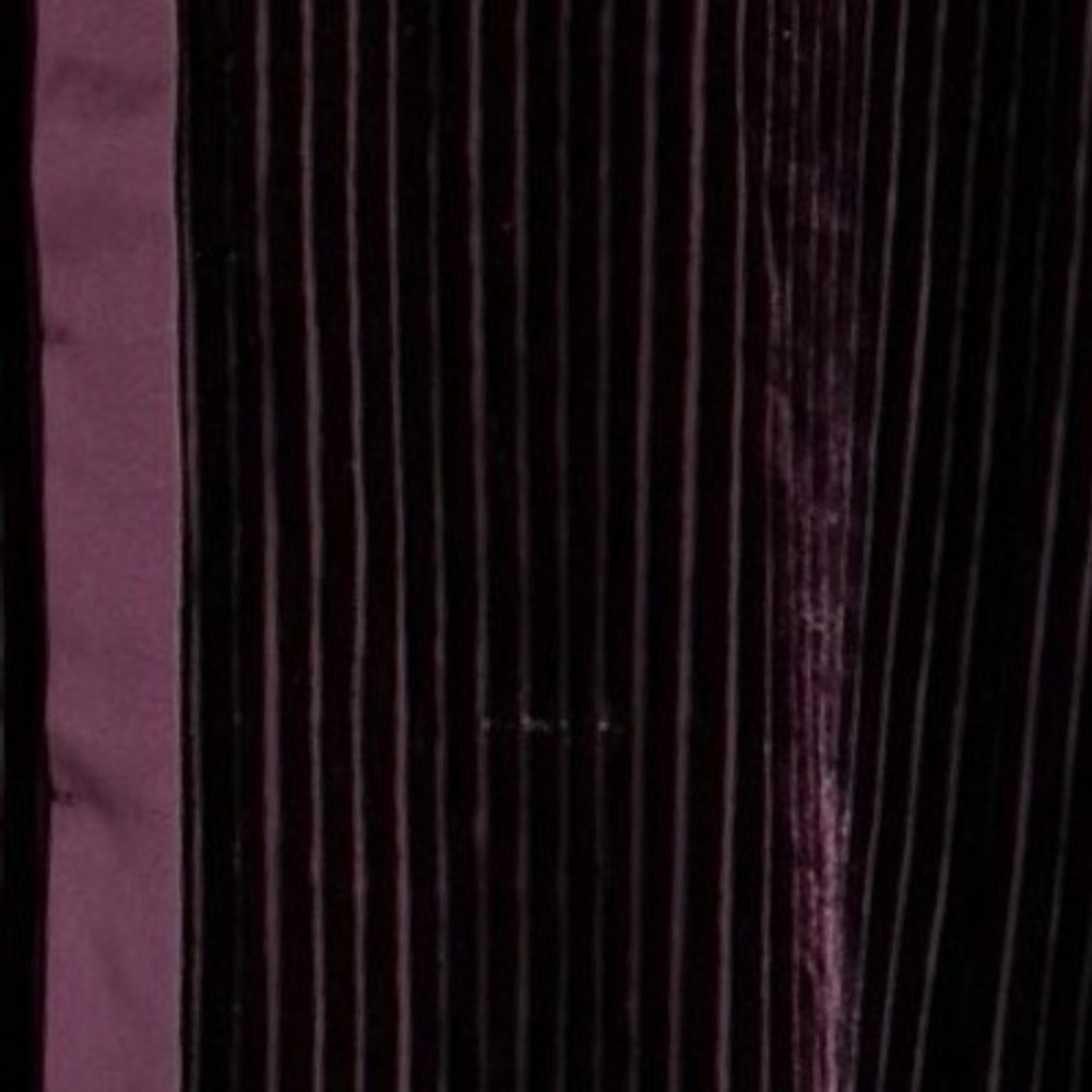 Elie Tahari Purple Burnout Velvet Silk Blend Stripe Blouse E91VJ509 NWT - Picture 8 of 8